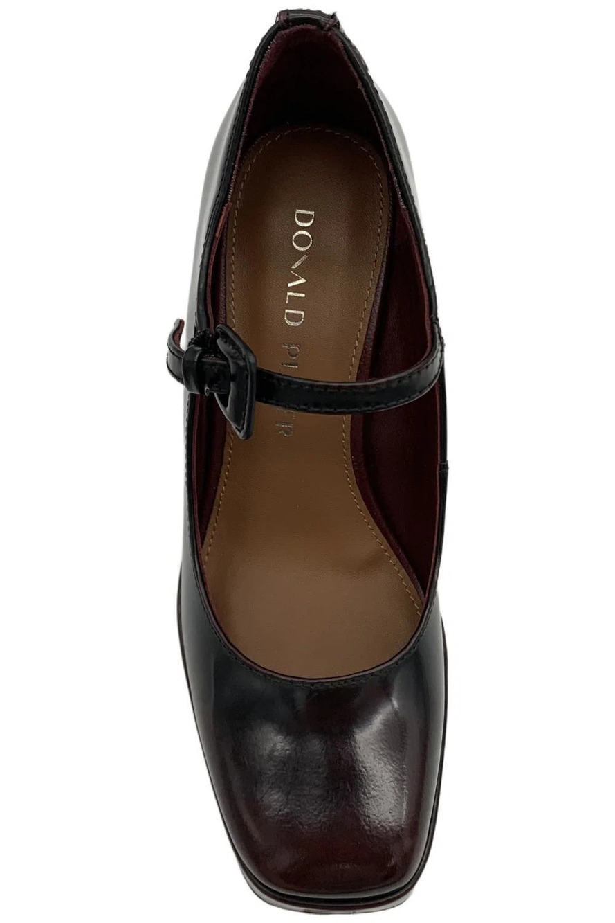 Donald Pliner Women's Rosalita Heeled Mary Jane Pump Bordeaux - Medium - Picture 2 of 3